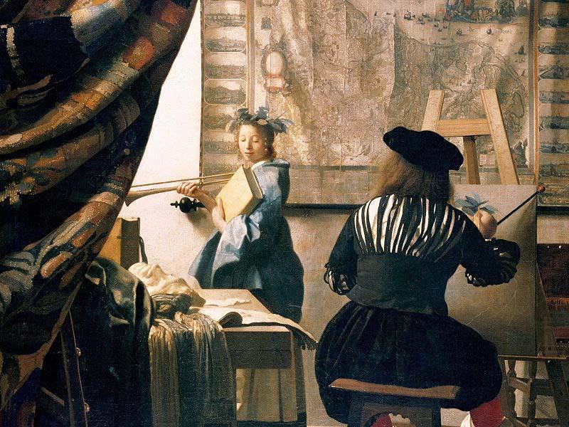 Johannes Vermeer The Art of Painting, china oil painting image